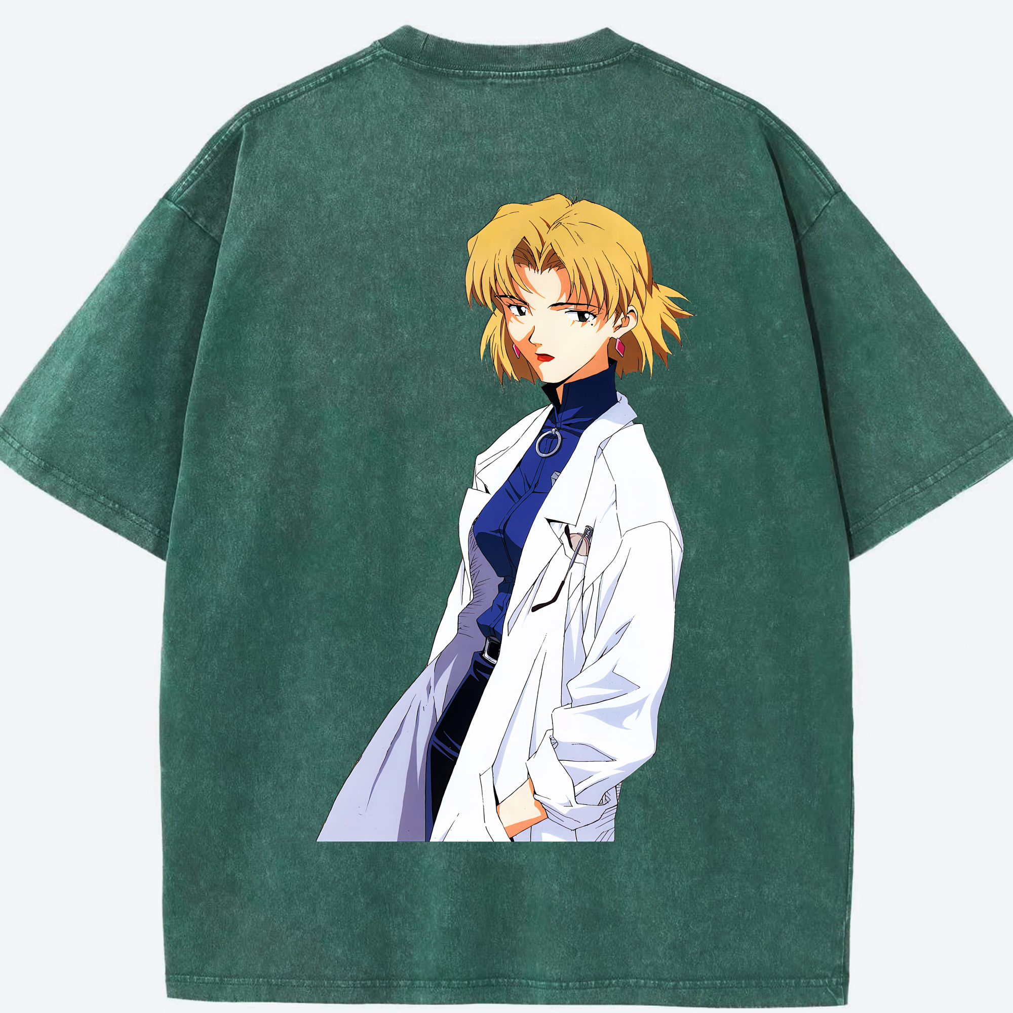 （画像用） EVA 新世紀エヴァンゲリオン 綿100% ヴィンテージ風 半袖Tシャツ（背面プリント）
